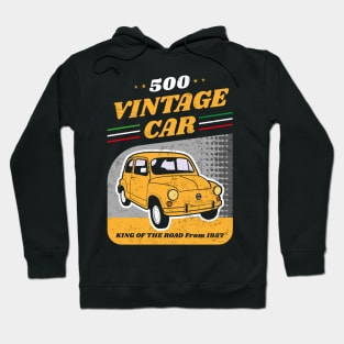 500 Vintage Car made In italy Hoodie